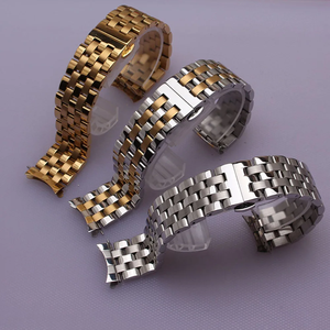 <span class=keywords><strong>Bracelet</strong></span> de montre en acier inoxydable avec maillons incurvés, 18mm, 19mm, 20mm, <span class=keywords><strong>21mm</strong></span>, 22mm, or/argent, pour <span class=keywords><strong>Seiko</strong></span> 5 SKX007, tendance - Product Image 3