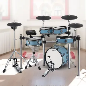 2023 뜨거운 판매 성인 전자 드럼 키트 OEM 색상 전자 드럼 악기