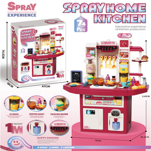 HW-Ensemble d'outils de cuisine pour fille, jouets maison de jeu préscolaire, kit de <span class=keywords><strong>docteur</strong></span> pour animaux de compagnie, sac à dos pour chat et chien, ensembles pour enfants - Product Image 6