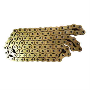 Venta caliente nuevo <span class=keywords><strong>DID</strong></span> y piñón cadenas doradas Piezas de motocicleta - Product Image 2