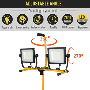 Waterproof IP65 Outdoor Innovative <b>Led</b> <b>Light</b> Portable Working With Detachable Stand 98cm-182cm Height Commercial <b>Led</b> Work <b>Light</b> - Product Image 6