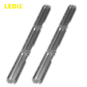 เลนส์ LED แบบเส้นตรง Ledils F14468_FLORENCE-1R-Z60 PMMA มุมกระจายแสง 58+114 องศา รูปทรงสี่เหลี่ยมผืนผ้า Zhaga 1 ฟุต TIR Optics สำหรับสำนักงาน - Product Image 1