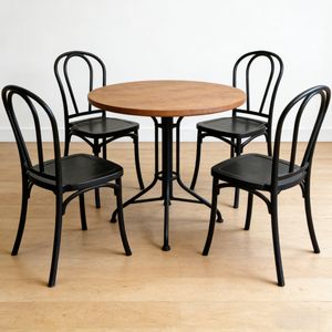 Chaises <span class=keywords><strong>de</strong></span> salle à manger style ferme, chaises noires pour cuisine et salle à manger, chaises empilables pour <span class=keywords><strong>restaurant</strong></span> VIP - Product Image 2