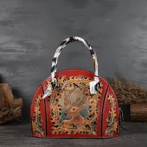 Randmantel Kawaii Stern Patriotisches Label Modedesign Halbe Mond-Geldbörsen für Damen Damen Luxuskette Oberschnur Leopardendruck-Handtasche