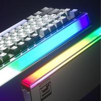 Clavier mécanique AULA H108 Tri-mode (2.4G/BT/Filaire) - Interrupteurs silencieux, éclairage RGB élégant pour le bureau et le gaming silencieux