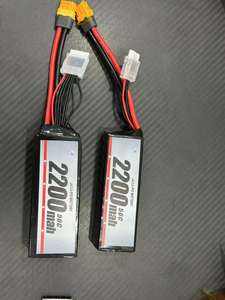 Заводская оптовая продажа 2200 мАч 2s 7,4 v/3s 11,1 v/4s 14,8 v/6s22.22.v литий-ионный аккумулятор для RC автомобиля/FPV - Product Image 3