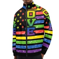 Veste zippée à col montant et manches raglan pour homme, impression personnalisée en gros, sweat-shirt décontracté pour homme avec motif personnalisé