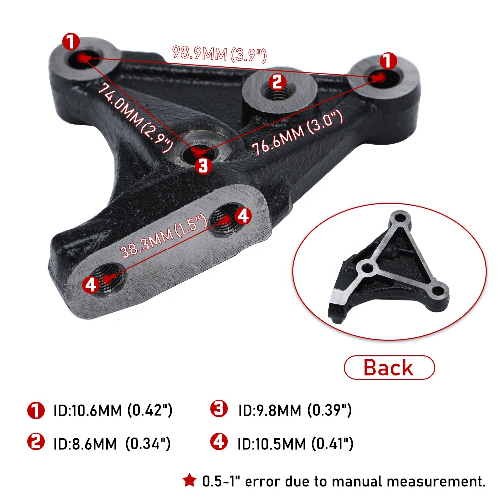 【ON】 Engine Mount Swap Bracket for 02-06 Honda CR-V & 03-11 Honda
