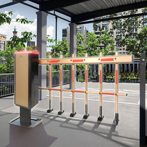 Barrière automatique à bras pivotant, tourniquets, contrôle d'accès multiple (QR/visage/empreintes digitales/RFID), fonctionnement bidirectionnel, construction métallique, IP54 - Product Image 4