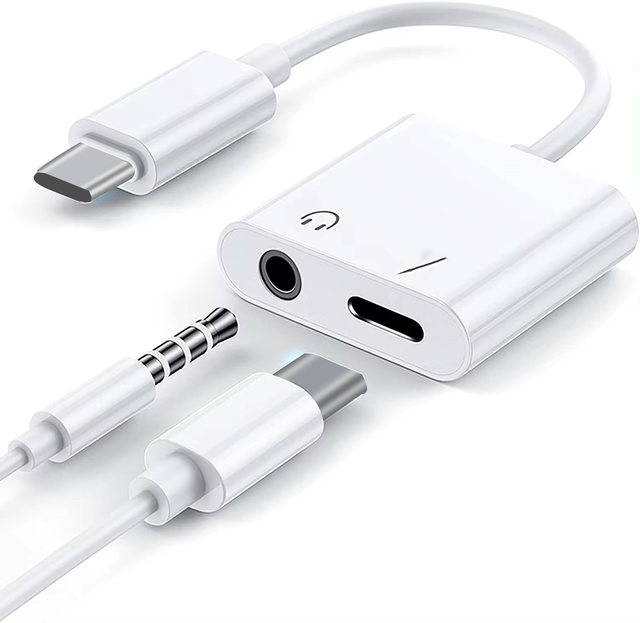 Wholesale BT Version 2 in 1 Adapter Applicable Light to 3.5mm Jack Aux Audio Headphone Adapter Charging Music for Ip