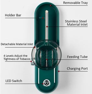 Thuốc lá Rolling Machine điện tự động phun thuốc lá Con lăn <span class=keywords><strong>Maker</strong></span> xách tay dễ dàng sử dụng khô Herb Injector - Product Image 3