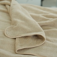 Ensembles de serviettes de SPA kaki pour salon de beauté, ensembles de draps de Table de Massage absorbant l'eau, ensembles de draps de lit en velours avec logo personnalisé 6 pièces