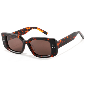 <b>Square</b> <b>Sunglasses</b> Full Rim Mix Color <b>Frame</b> UV400 Protection Anti-Radiation Durable Unisex Adult - Product Image 1