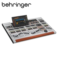 Console de mixage numérique professionnelle Behringer WING, 48 canaux, 24 faders motorisés, 8 préamplis Midas Pro, 3 ports AES50, 64 pistes