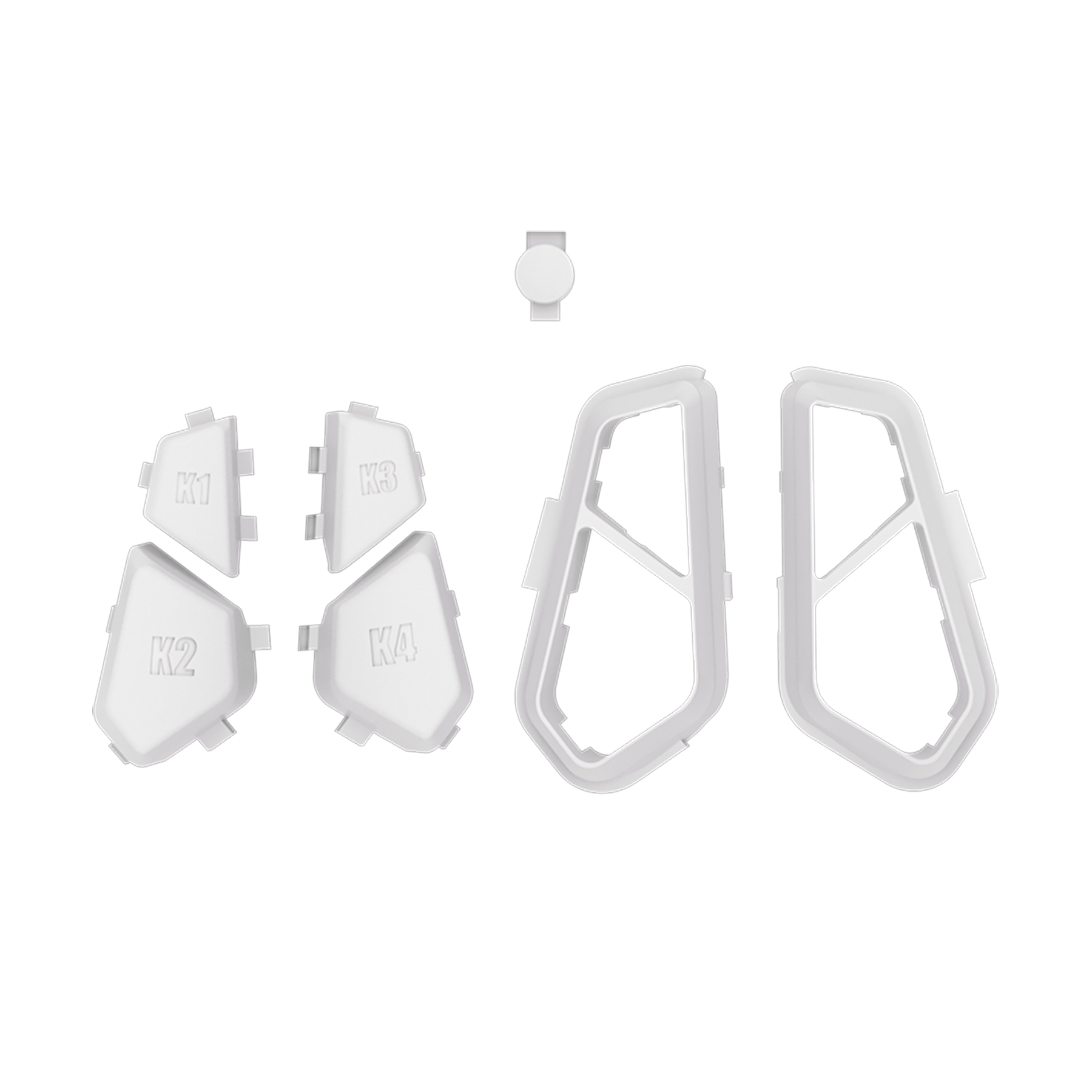 Boutons arrière blancs K1 K2 K3 K4 JVX3P002WS