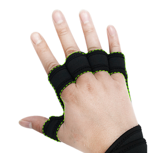 Guantes de Fitness Unisex Coexistence para Levantamiento de Pesas, Protección de Palma y Muñeca, Diseño Antideslizante de Medio Dedo - Product Image 5