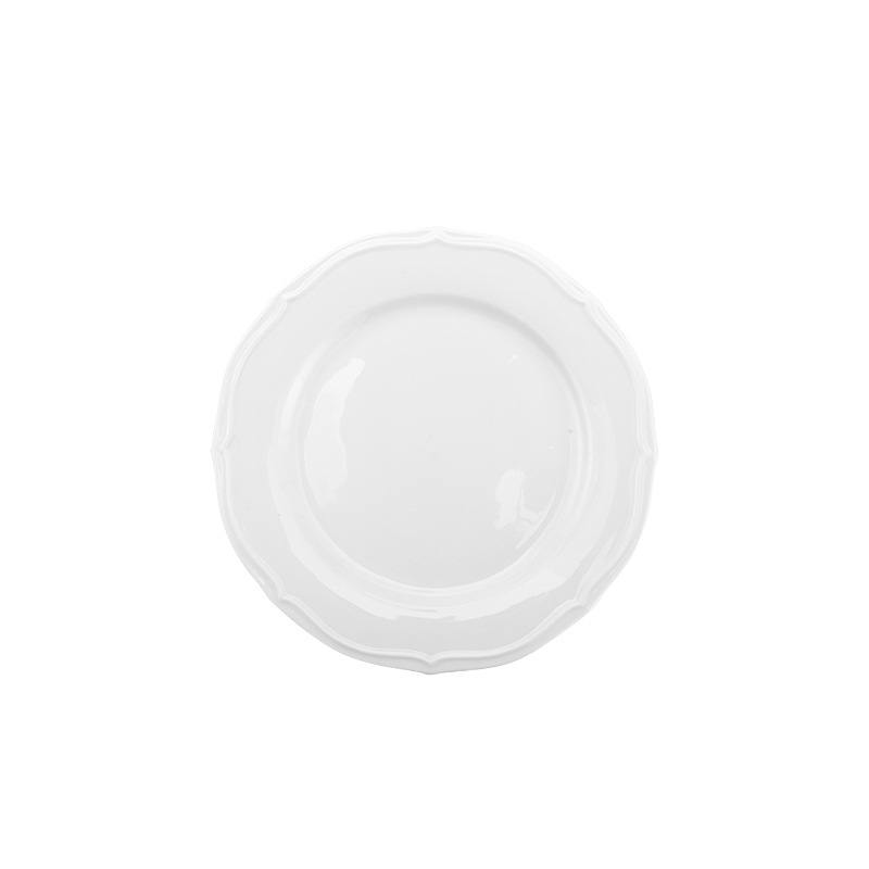 white 8.5  inches Flat Plate
