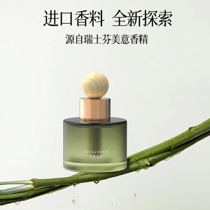 Boyazhiyin Aromatherapy <b>Diffuser</b> Natural Evaporation In <b>Car</b> Male Style Glass <b>Bottle</b> 2026 Model - Product Image 4