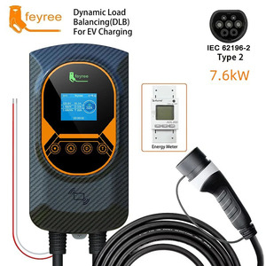 Feyree Type 2 7kW 32A EV <b>Charging</b> Station 1 Phase Smart Wallbox DLB Energy Meter Smart WIFI Control for Electric Car Home Use - Product Image 1