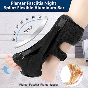Upgraded Foot Drop Stretch Belt Night Splint Adjustable Unisex Fixed <b>Ankle</b> <b>Brace</b> Foot <b>Support</b> - Product Image 2