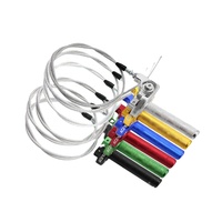 1/4 poignée principale de frein de Moto et poignée d'accélérateur à torsion rapide avec câble pour accessoire de systèmes de carrosserie de moto Dirt Pit Bike