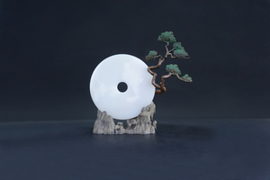 Escultura <span class=keywords><strong>de</strong></span> Caldero <span class=keywords><strong>de</strong></span> Bronce Pintado a Mano con Diseño <span class=keywords><strong>de</strong></span> <span class=keywords><strong>Rugido</strong></span> <span class=keywords><strong>de</strong></span> <span class=keywords><strong>Tigre</strong></span> en Mármol Blanco, Estilo Chino, Hecho a Tamaño Real - Product Image 3