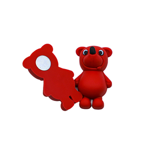 Custom PVC Silicone Soft Rubber <b>Cute</b> Animal <b>Bear</b> Hippo Snowman Custom PVC Fridge Magnet 3D Fridge Magnet - Product Image 4