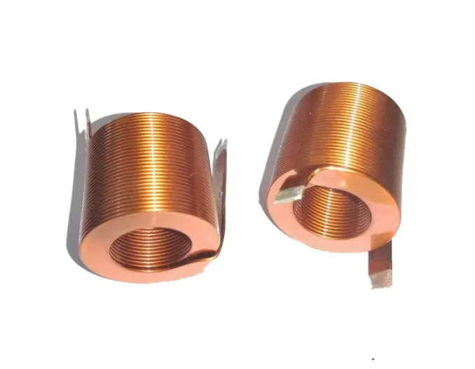 Flat wire spiral enameled copper winding coil for custom processing inductor