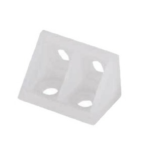 Support d'angle en plastique transparent à 90 degrés en forme de L, durable, pour fixation de meubles et armoires - Product Image 1