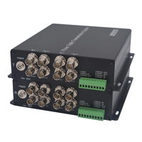Convertidor multifuncional 3G-SDI con salida de bucle local RS422/RS232 sobre transceptores de fibra óptica Conector FC