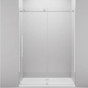Porte de <span class=keywords><strong>douche</strong></span> sans cadre, cadre en aluminium, <span class=keywords><strong>style</strong></span> carré, salle de bain, <span class=keywords><strong>baignoire</strong></span>, cabine de <span class=keywords><strong>douche</strong></span> coulissante - Product Image 1