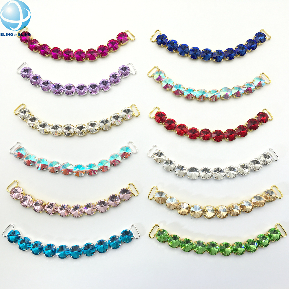 Wholesale One Row Rhinestone Side Connectors Hip Chains  display picture 2
