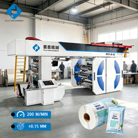 Máquina de Impresión Flexográfica Panaflex de 10 pies para Impresión en Rollos de Papel, Películas y Telas No Tejidas de Alta Velocidad