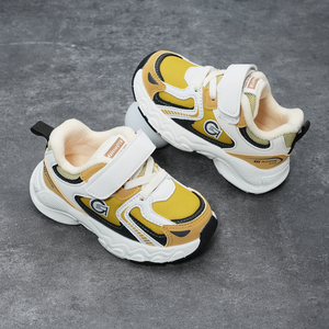 Zapatos de invierno para mantener el calor para niños, zapatos escolares multicolores de otoño para niños, <span class=keywords><strong>zapatillas</strong></span> deportivas <span class=keywords><strong>negras</strong></span> para caminar y correr para niñas y niños - Product Image 4