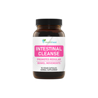 Capsules végétaliennes à base d'extraits de plantes pour la gestion du poids et le nettoyage intestinal, favorisant la digestion chez les adultes, faible MOQ