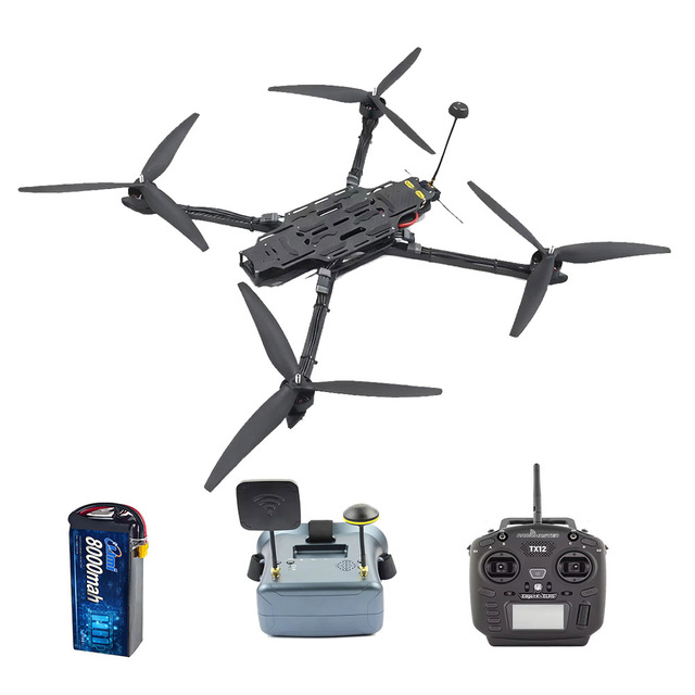 15 Inch Carbon Fiber FPV Racing Drone Frame Kit with Motor ESC Flight Controller for DIY Builders