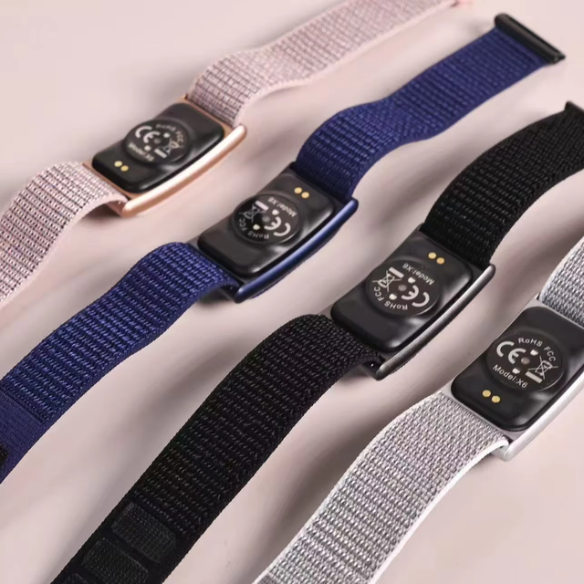 X6 Smart Bracelet Without Screen Heart Rate  Monitor Smart Wristband Sports Fitness Tracker for Men Women