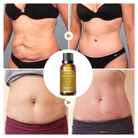 Huile Amincissante en Gros, Drainage Ventre Anti-Cellulite, Huile de Massage Minceur 100% Naturelle Composée, Huile Essentielle de Gingembre