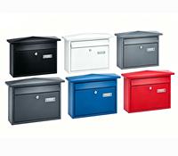 Boîtes aux lettres murales en acier thermolaqué imperméable pour extérieur, avec serrure à clé, pour usage commercial, pour les boutiques de commerce électronique