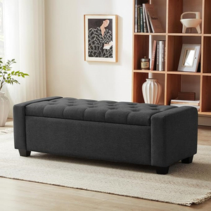 Reposapiés Convertible Ajustable de Lujo, Cómodo y de Alta Calidad, con Estructura Acolchada y Almacenamiento - Product Image 3