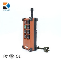 Télécommande à bouton-poussoir pour palan électrique industriel F21-E1B 12V avec code fixe/apprentissage, étanche IP65, portée 150m