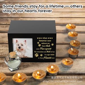 Pet <b>Memorial</b> <b>Box</b> With Photo Frame And Urn For Dog Cat Remembrance Keepsake - Product Image 4