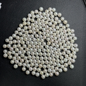 HQ Gems AAA casi redondo ligero corrector calidad 2,5mm 3mm 3,5mm 4mm medio agujero fábrica gran oferta perlas redondas <span class=keywords><strong>de</strong></span> agua dulce - Product Image 6