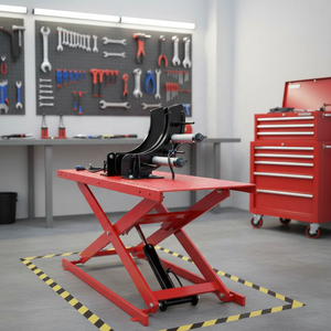 Mesa Elevatória Elétrica para Motocicletas de Alta Qualidade, Tipo Tesoura, Perfil Baixo, Portátil, Capacidade de 800kg, Altura de Elevação de 1200mm - Product Image 6