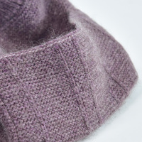 Bonnet d'hiver en laine tricoté avec cache-oreilles, doublure polaire chaude, style aviateur pour femme, avec cordons de serrage et face texturée – Vente en gros