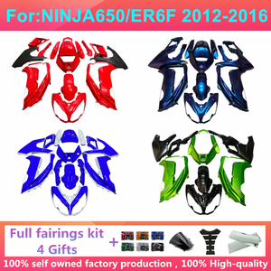 Kit Completo de Carenado para Motocicleta Compatible con Ninja650 650 Er6f 2012 2013 2014 2015 2016, Carrocería Completa, Kits de Carenado Zxmt Ninja650/er6f - Product Image 4