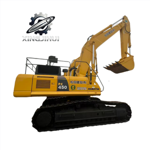 Excavadora usada Komatsu PC450 de 45 toneladas, marca japonesa, con motor Cummins, excavadora de segunda mano, excavadora grande de cadenas, procedente de Japón. - Product Image 2