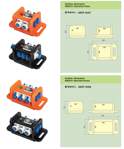 Spina elettrica in rame industriale dorata coppia scatola di distribuzione di potenza <span class=keywords><strong>AU</strong></span> Standard 220V 100KA corrente nominale OEM/ODM disponibile - Product Image 4