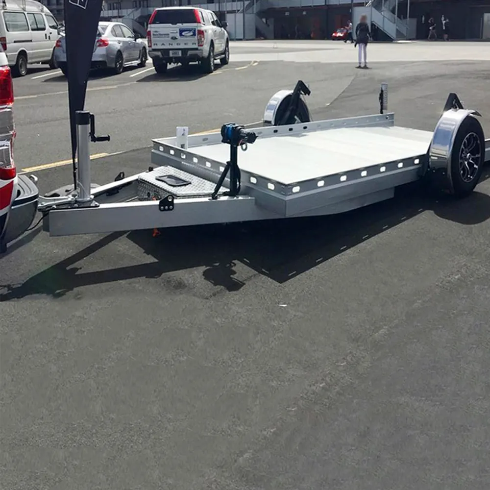 Leichter Auto anhänger Schwanenhals 3 Autos chlepper Kleinwagen transporter