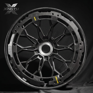 Rines de Aleación de Carreras Multirradio XINGTU con Cubierta de Fibra de Carbono Forjada Personalizada, PCD 5x112 5x120 para Porsche 911 <span class=keywords><strong>Audi</strong></span> <span class=keywords><strong>R8</strong></span> 18-24 - Product Image 2